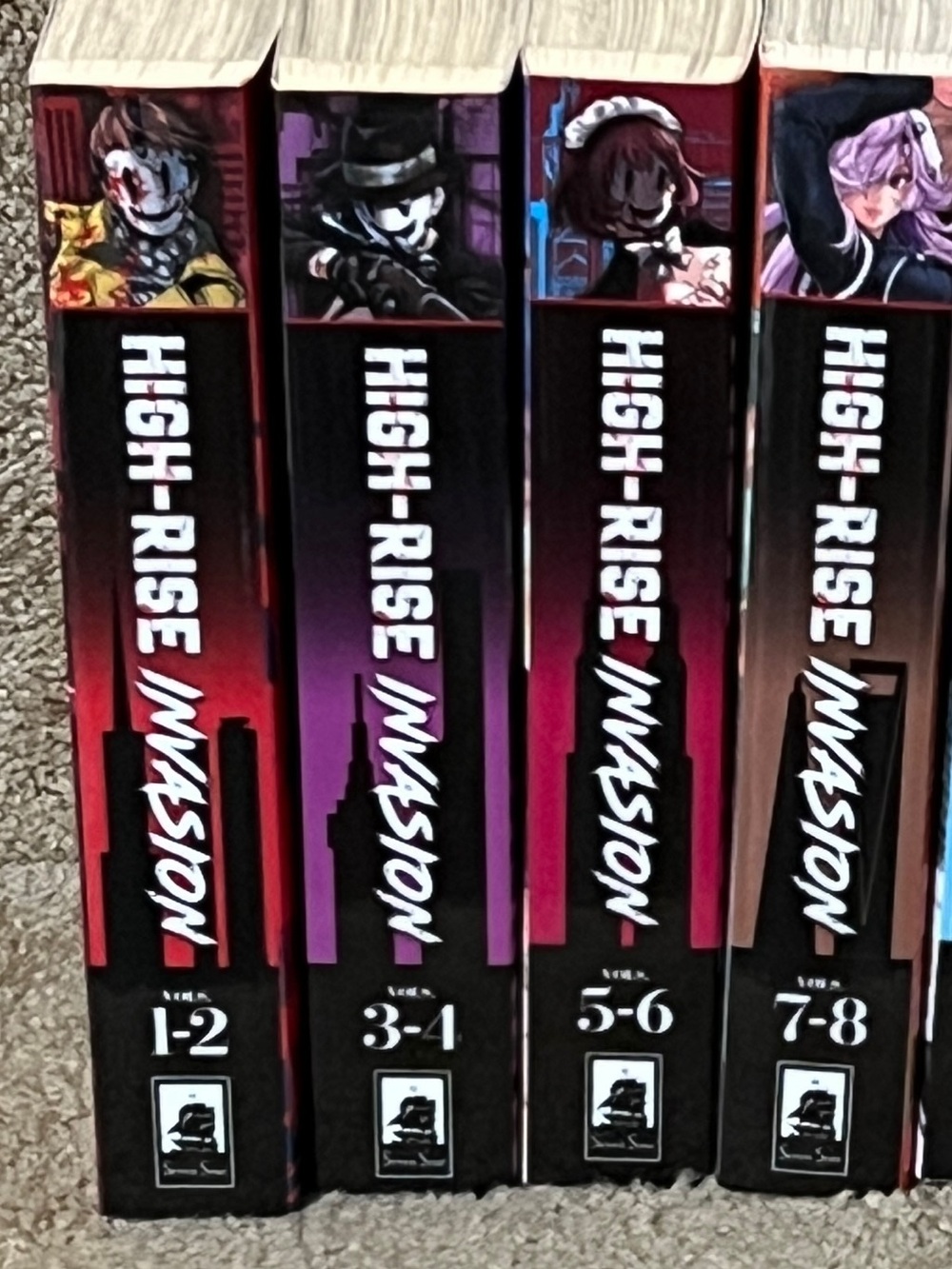 High-Rise Invasion Vol 1-8 English Manga Complete Set Lot by Tsuina Miura